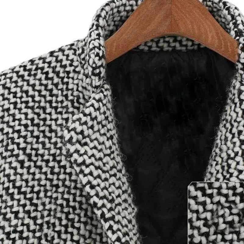 CHELSEA™ | LONG CHECKED COAT