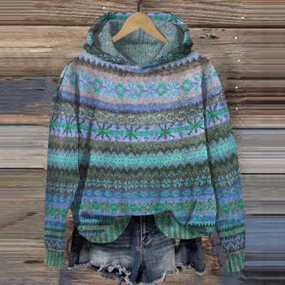 Judy - Knit Pullover Hoodie