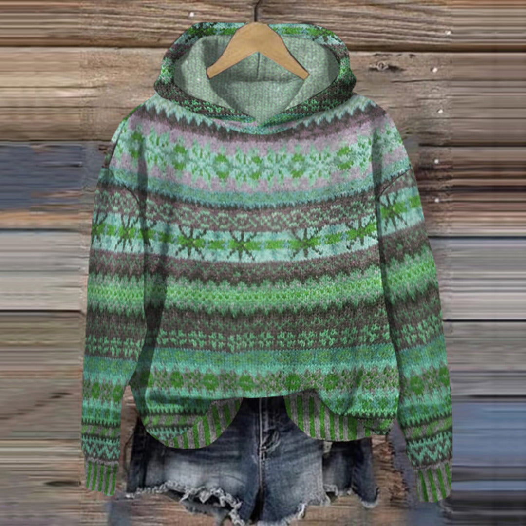 Judy - Knit Pullover Hoodie